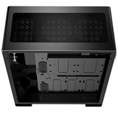 Корпус JONSBO U5 Black без БП, боковые панели из закаленного стекла, mini-ITX, micro-ATX, ATX, черный