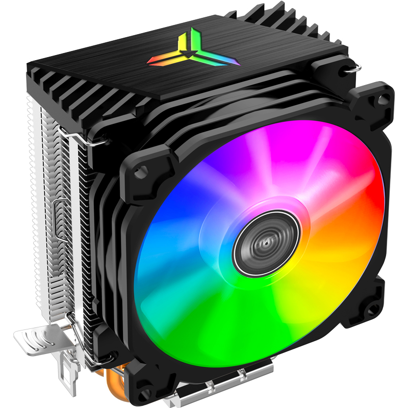 Кулер JONSBO CR-1200 LGA1700/1200/115X/AM4 (36шт/кор, TDP 95W, 92mm Dynamic Multi-Color LED Fan, 2 тепловые трубки, 3-pin) Retail