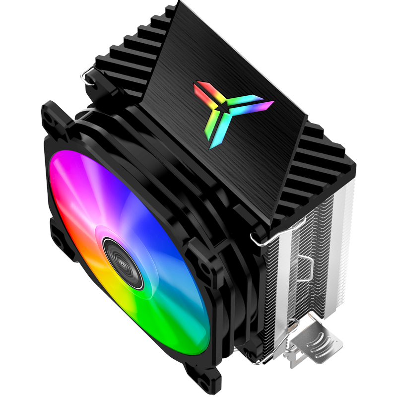 Кулер JONSBO CR-1200 LGA1700/1200/115X/AM4 (36шт/кор, TDP 95W, 92mm Dynamic Multi-Color LED Fan, 2 тепловые трубки, 3-pin) Retail