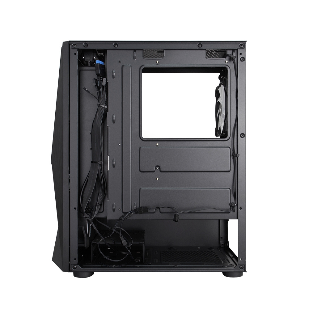 Корпус 1STPLAYER DK-3 BLACK / ATX, tempered glass / 3x 120mm LED fans inc. / DK-3-BK-3G6