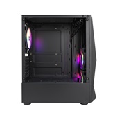 Корпус 1STPLAYER DK-3 BLACK / ATX, tempered glass / 3x 120mm LED fans inc. / DK-3-BK-3G6