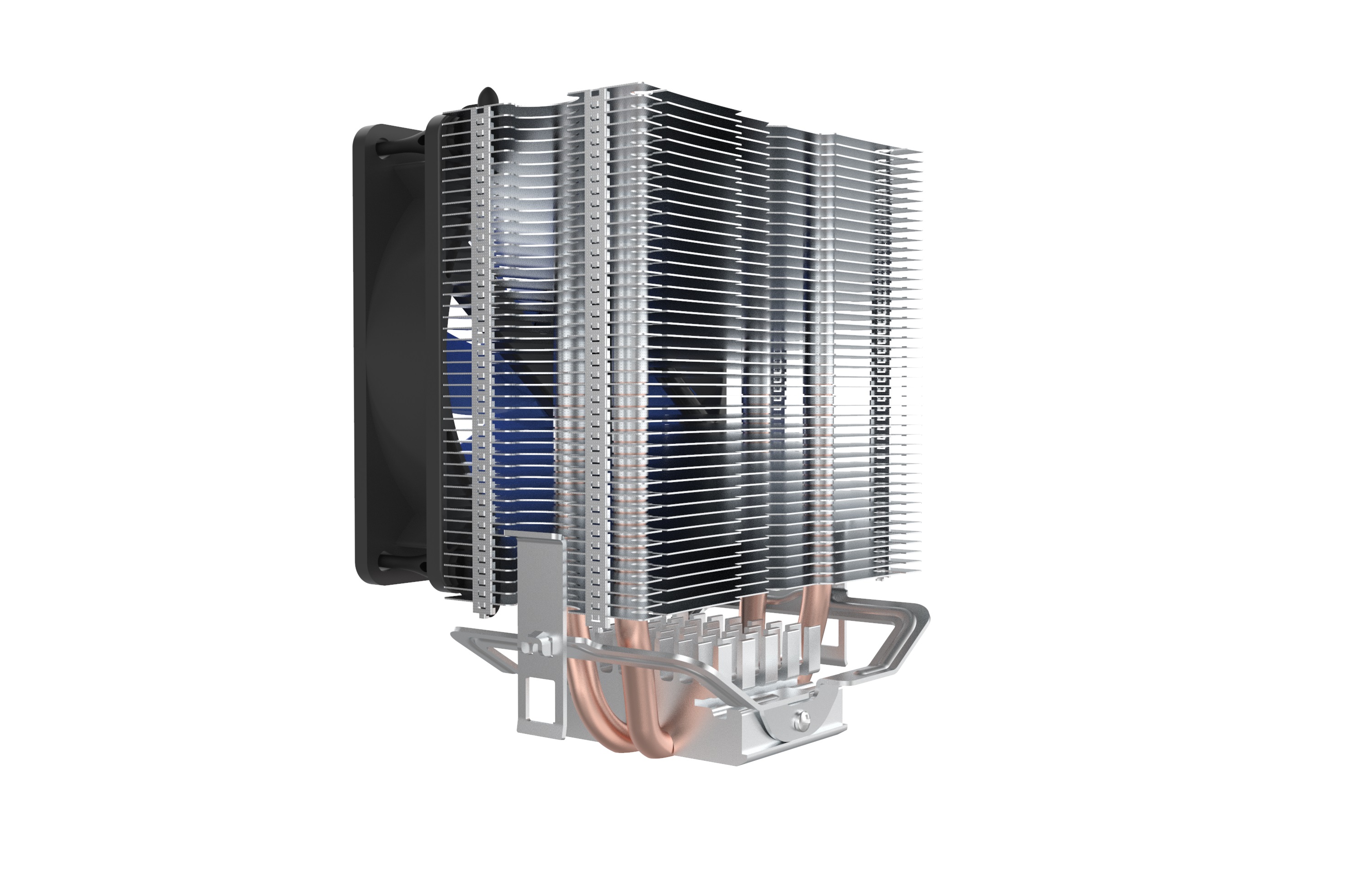 Кулер PCCooler S93 V2 S775/115X/AM2/AM3/AM4/FM1/FM2 (40 шт/кор, TDP 102W, вент-р 90мм, 2 тепловые трубки 6мм, 2200RPM, 22dBa)