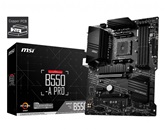 Материнская плата MSI B550-A PRO / AMD B550 AM4 4xDDR4 2xM.2 6xSATA HDMI DP / ATX