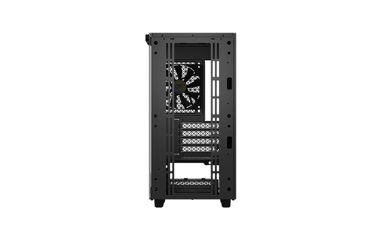 Корпус Deepcool MACUBE 110 BK без БП, боковое окно (закаленное стекло), черный, mATX