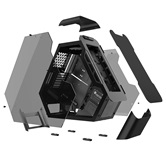 Корпус JONSBO TR03-A Black без БП, боковые панели из закаленного стекла, mini-ITX, micro-ATX, ATX, черный