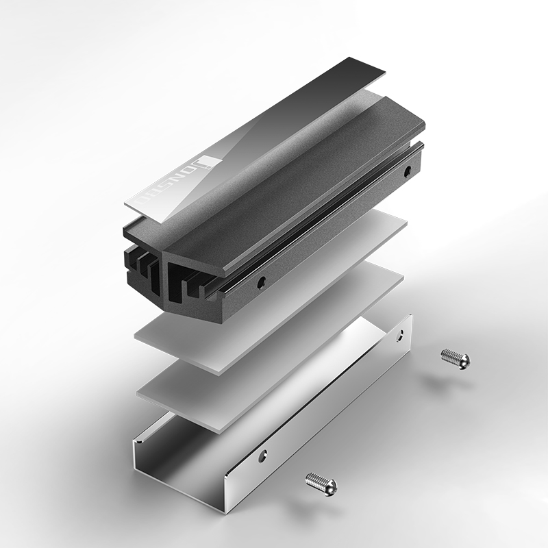 Радиатор для SSD M.2 2280 JONSBO M.2 (серый)