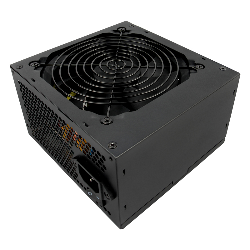Блок питания 1STPLAYER BLACK.SIR 600W / ATX 2.4, APFC, 80 PLUS, 120 mm fan / SR-600W