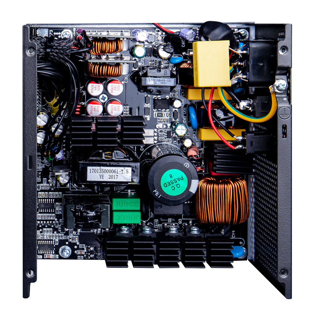 Блок питания 1STPLAYER AR 750W / ATX 2.4, LLC+DC-DC, APFC, 80 PLUS GOLD, 120mm fan / PS-750AR