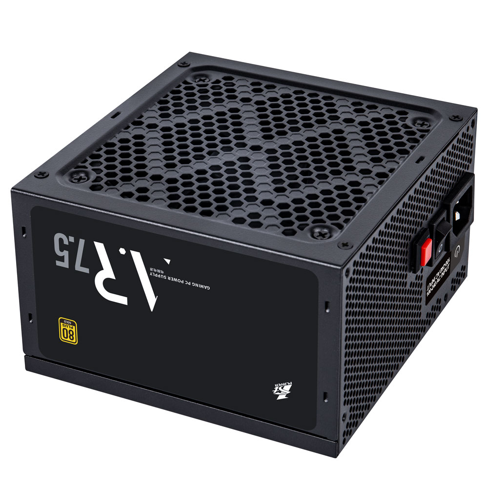 Блок питания 1STPLAYER AR 750W / ATX 2.4, LLC+DC-DC, APFC, 80 PLUS GOLD, 120mm fan / PS-750AR