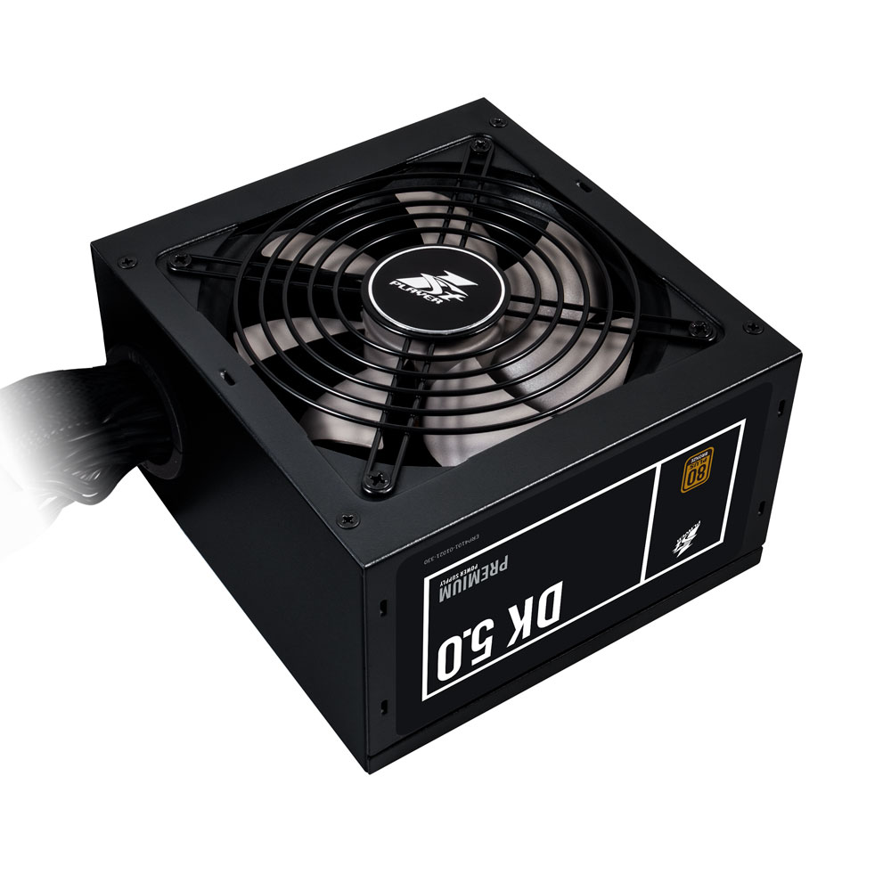 Блок питания 1STPLAYER DK PREMIUM 500W / ATX 2.4, APFC, 80 PLUS BRONZE, 120mm fan / PS-500AX