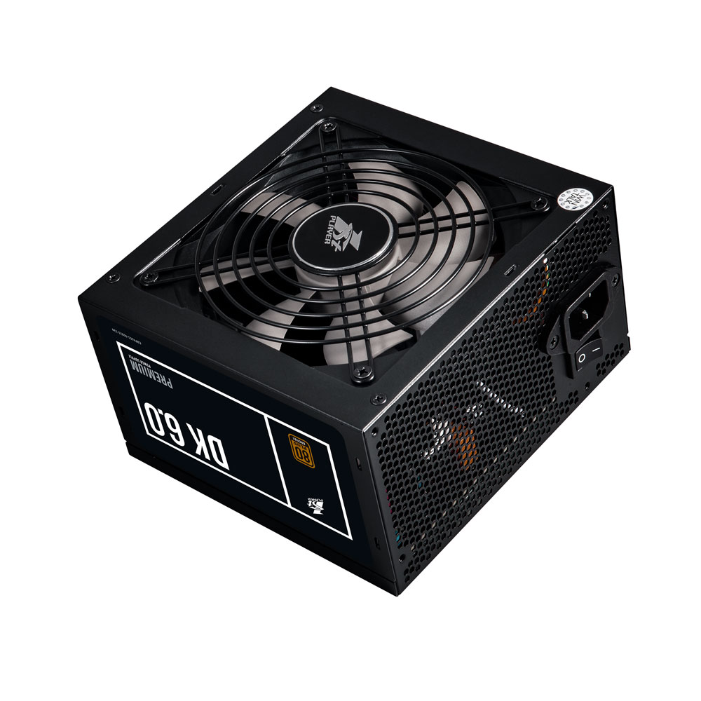 Блок питания 1STPLAYER DK PREMIUM 600W / ATX 2.4, APFC, 80 PLUS BRONZE, 120mm fan / PS-600AX