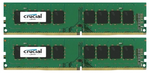 Модуль памяти DDR4 Crucial 32Gb KIT (16GbX2) 2666MHz CL19 [CT2K16G4DFRA266] SR