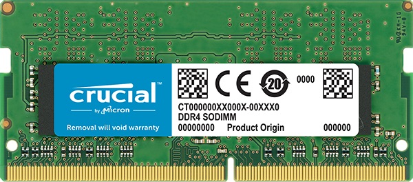 Модуль памяти SO-DIMM DDR4 Crucial 4GB 2666MHz CL19 [CT4G4SFS8266] 1.2V