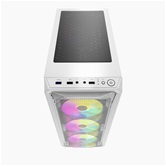 Корпус Powercase Mistral Z4 White, Tempered Glass, Mesh, 4x 120mm 5-color LED fan, белый, ATX  (CMIZW-L4)