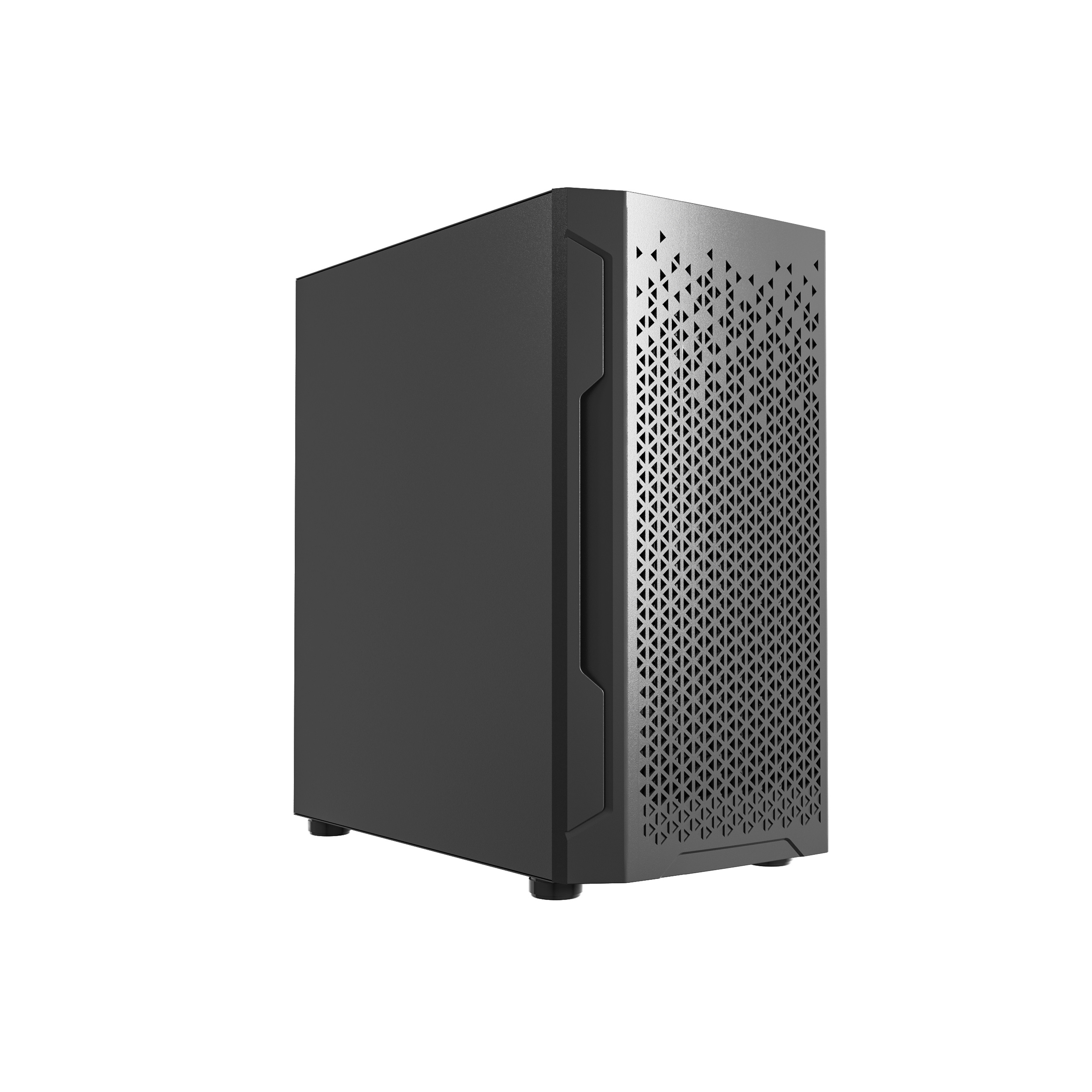 Корпус Powercase Mistral Micro Z2B SI, Non Window, Mesh, 2x 120mm fan, чёрный, mATX  (CMIMZB-F2SI)