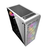 Корпус Powercase Mistral Z4С White, Tempered Glass, Mesh, 4x 120mm 5-color LED fan, белый, ATX  (CMIZ4CW-L4)