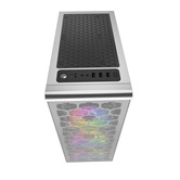 Корпус Powercase Mistral Z4С White, Tempered Glass, Mesh, 4x 120mm 5-color LED fan, белый, ATX  (CMIZ4CW-L4)