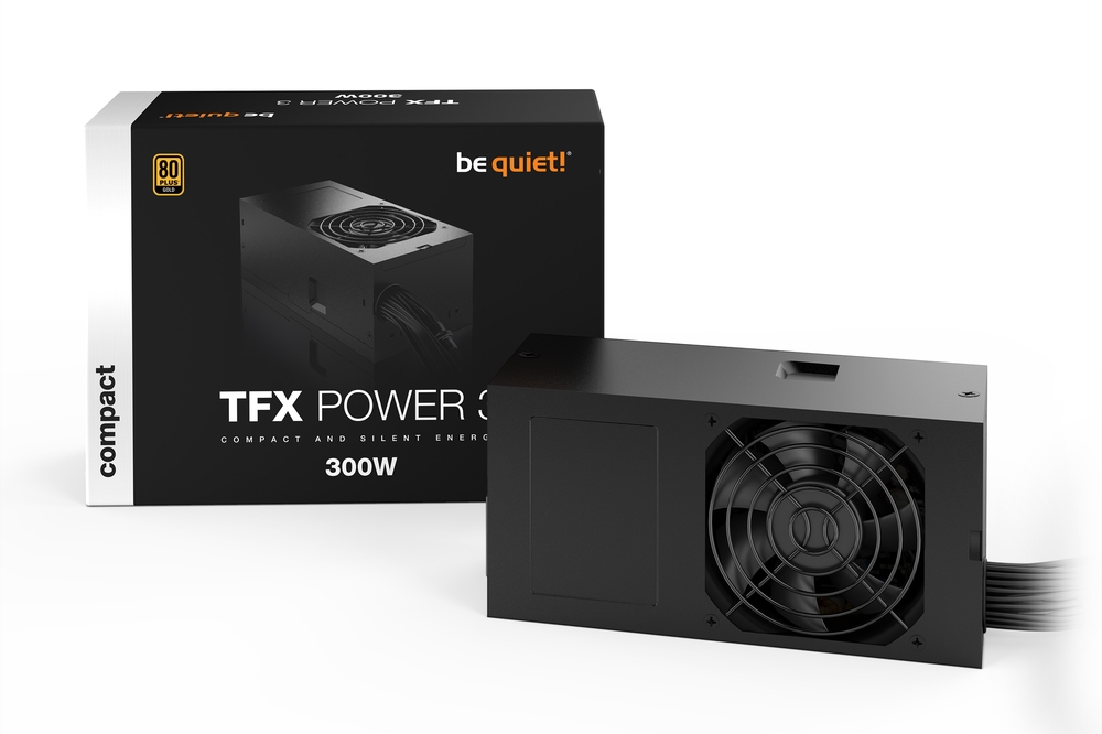 Блок питания be quiet! TFX Power 3 300W Gold / TFX 2.52, APFC, 80 PLUS Gold, 80mm fan / BN323