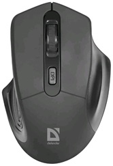 Мышь беспроводная Defender Datum MB-345 черный,4 кнопки, 800-1600 dpi  52345