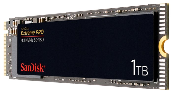 Накопитель SSD SanDisk M.2 2280 Extreme Pro 3D V-NAND  PCI-E 3.0 x4 1Tb <SDSSDXPM2-1T00-G25>