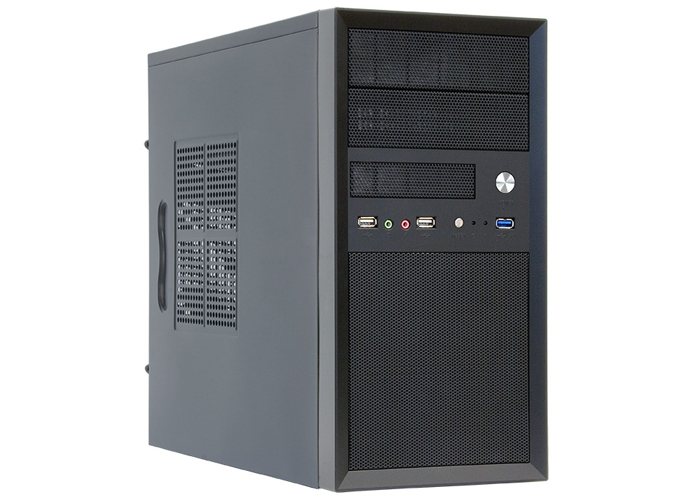 Корпус CHIEFTEC MESH CT-01B-OP без БП, черный, mATX