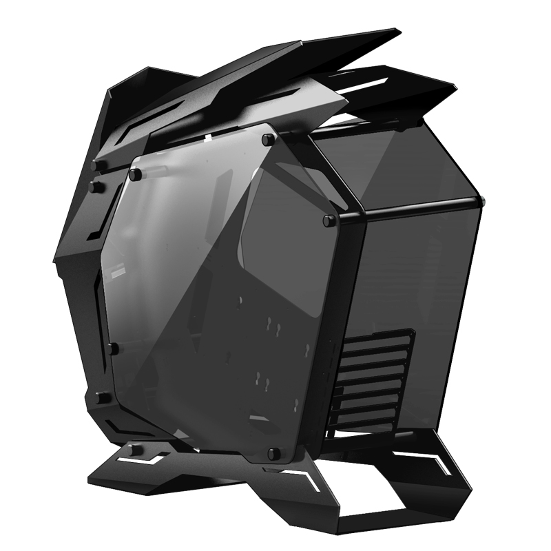Корпус JONSBO MOD3 Black без БП, боковые панели из закаленного стекла, mini-ITX, micro-ATX, ATX, черный