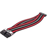 Комплект кабелей-удлинителей для БП 1STPLAYER BRG-001 / 1x24-pin ATX, 1xP8(4+4)pin EPS, 2xP8(6+2)pin PCI-E, 2xP6-pin PCI-E / premium nylon / 350mm / BLACK & RED & GRAY