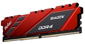 Модуль памяти DDR4 Netac Shadow 8GB 3200MHz CL16 1.35V / NTSDD4P32SP-08R / Red / with radiator