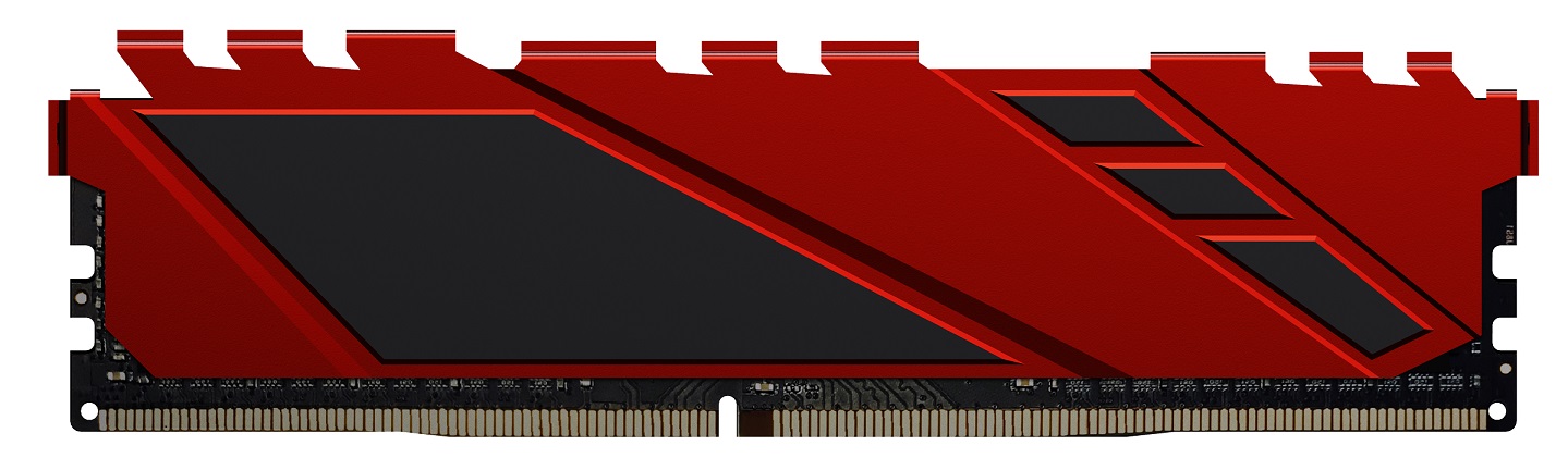 Модуль памяти DDR4 Netac Shadow 16GB 3200MHz CL16 1.35V / NTSDD4P32SP-16R / Red / with radiator