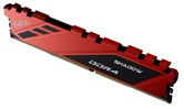 Модуль памяти DDR4 Netac Shadow 16GB 3200MHz CL16 1.35V / NTSDD4P32SP-16R / Red / with radiator