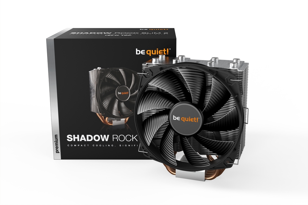 Кулер be quiet! Shadow Rock Slim 2 / 160W TDP, 23.7dBA, 135mm fan / BK032