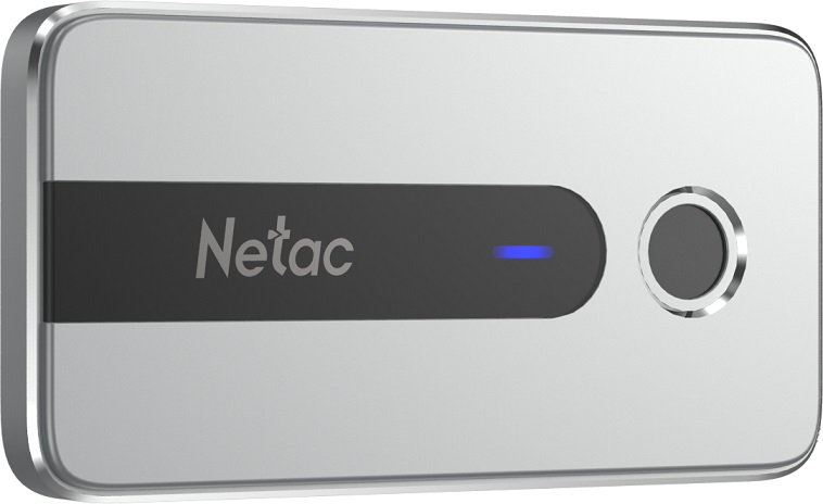 Внешний накопитель SSD Netac Z11 1Tb USB 3.2 Gen 2 Type-C NT01Z11-001T-32SL (отпечаток пальца)