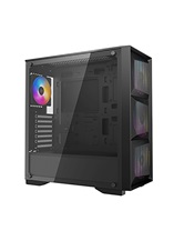 Корпус Deepcool MATREXX 50 MESH 4FS без БП, боковое окно (закаленное стекло), 3xColor LED 120мм вентилятора спереди, 1xColor LED 120мм вентилятор сзади, черный, ATX