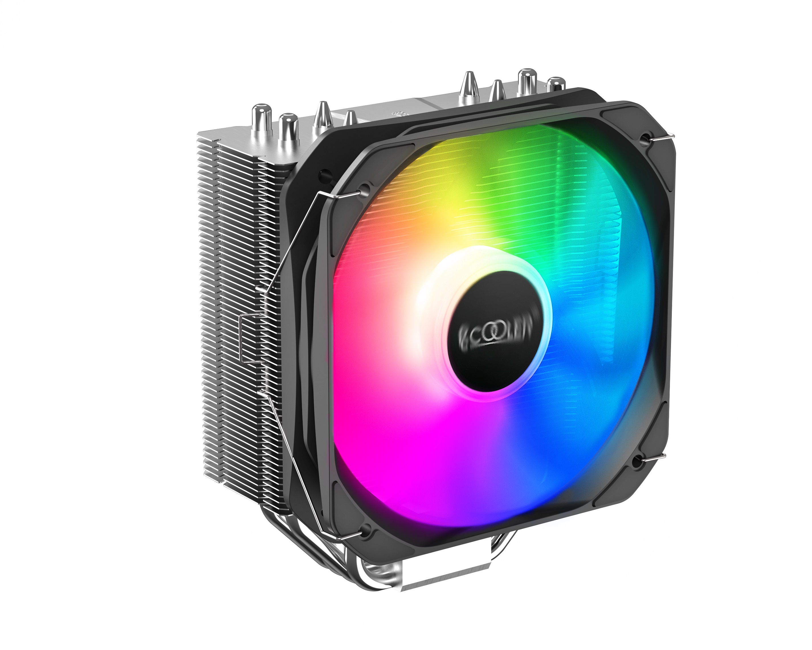 Кулер PCCooler Paladin 400 ARGB S115X/1200/1700/AM4 (20 шт/кор, TDP 200W, 130mm PWM ARGB FAN, 4 тепловые трубки 6мм, 800-1600RPM, 18-28,6dBa)