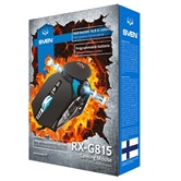 Мышь SVEN RX-G815 / USB / WIRED / 500-8000DPI/ RGB подсветка/ кнопки 6+1/ OPTICAL / BLACK
