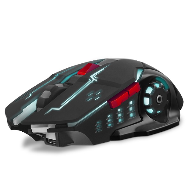 Мышь SVEN RX-G930W / USB / WIRELESS / 800-2400DPI/ подсветка/ кнопки 5+1/ встроенный аккум. / OPTICAL / BLACK