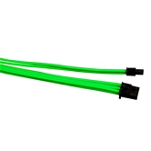 Комплект кабелей-удлинителей для БП 1STPLAYER NGE-001 / 1x24-pin ATX, 1xP8(4+4)pin EPS, 2xP8(6+2)pin PCI-E, 2xP6-pin PCI-E / premium nylon / 350mm / NEON GREEN