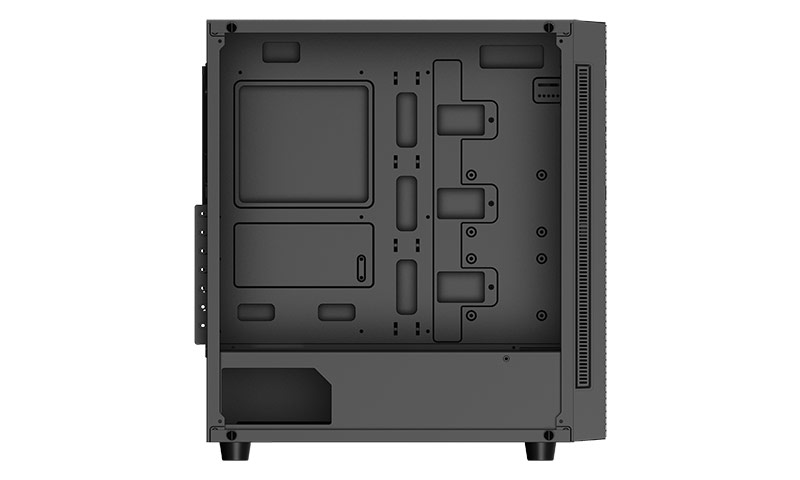 Корпус Deepcool MATREXX 55 MESH ADD-RGB 4F без БП, боковое окно (закаленное стекло), 3xARGB 120мм вентилятора спереди, 1xARGB 120мм вентилятор сзади, черный, ATX