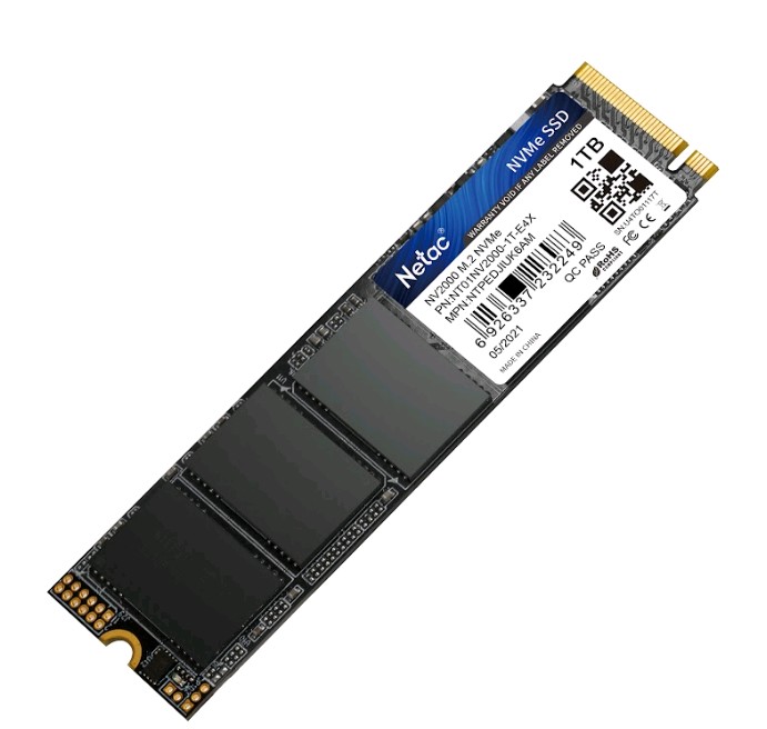 Накопитель SSD Netac M.2 2280 NV2000 NVMe PCIe 1Tb NT01NV2000-1T0-E4X