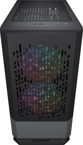Корпус Cougar MG140 Air RGB Black, 3х120мм ARGB Fan, ARGB Fan Hub, без БП, черный, mATX