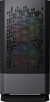 Корпус Cougar MG140 Air RGB Black, 3х120мм ARGB Fan, ARGB Fan Hub, без БП, черный, mATX