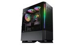 Корпус Cougar MX430 Air RGB Black, 3х120мм ARGB Fan + 2x ARGB Strip, ARGB Fan Hub, без БП, черный, ATX