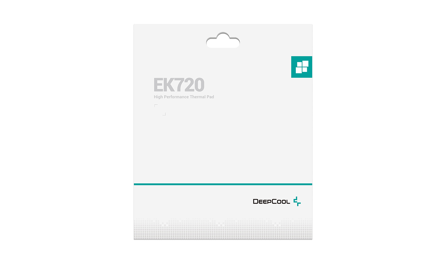 Термопрокладка DEEPCOOL EK720-XS-1.0 (400шт/кор, 120x20x1.0мм, серый) Box
