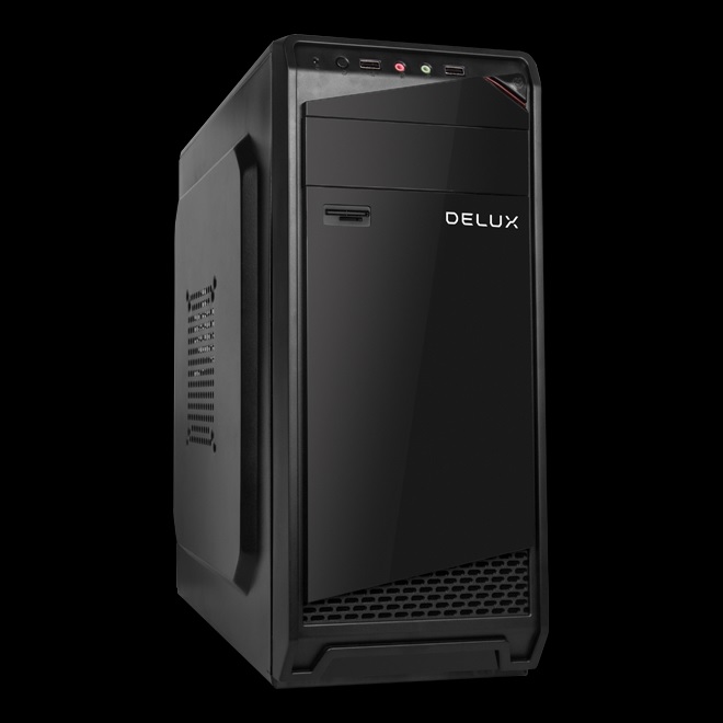 Корпус DELUX DW605 (ATX, БП 500W) черный