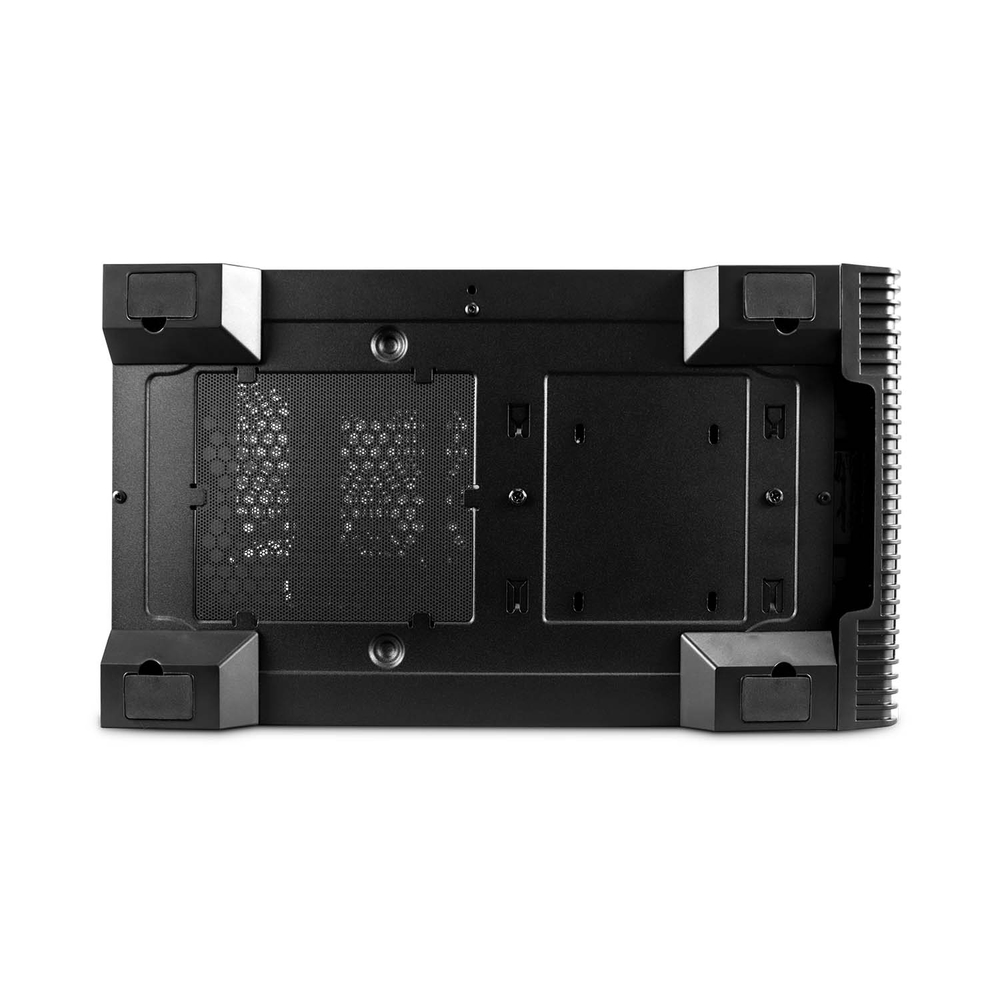 Корпус 1STPLAYER TRILOBITE T3 Black / mATX, TG / 4x 120mm LED fans inc. / T3-BK-4F1