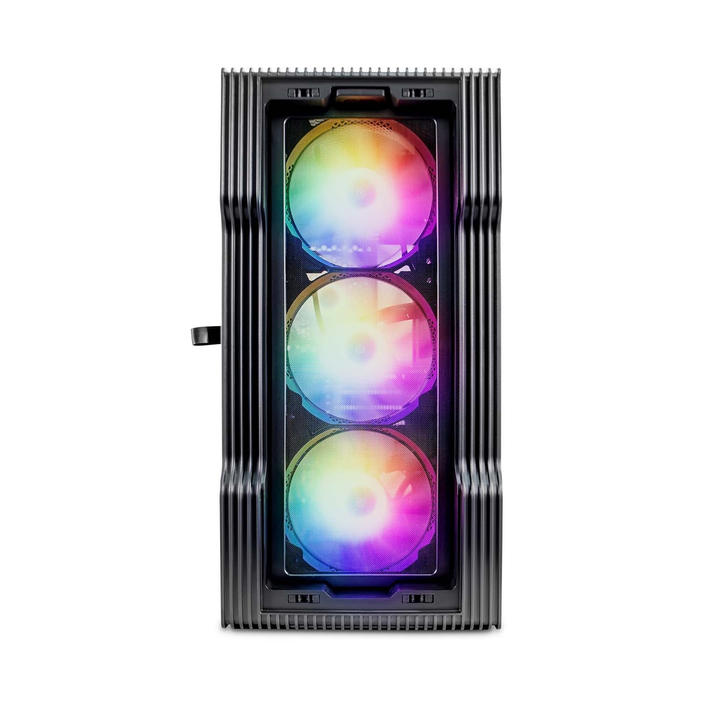 Корпус 1STPLAYER TRILOBITE T3 Black / mATX, TG / 4x 120mm LED fans inc. / T3-BK-4F1