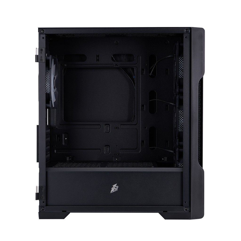 Корпус 1STPLAYER TRILOBITE T3 Black / mATX / 4x 120mm FRGB fans / T3-BK-4F1
