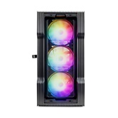 Корпус 1STPLAYER TRILOBITE T3 Black / mATX, TG / 4x 120mm LED fans inc. / T3-BK-4F1