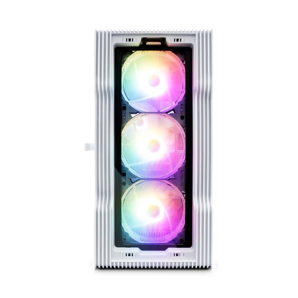 Корпус 1STPLAYER TRILOBITE T3 White / mATX, TG / 4x 120mm LED fans inc. / T3-WH-4F1-W