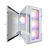 Корпус 1STPLAYER TRILOBITE T3 White / mATX / 4x 120mm FRGB fans / T3-WH-4F1-W